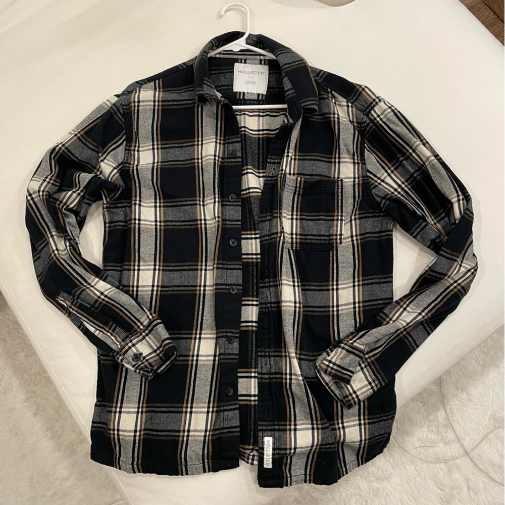Hollister Oversized Plaid Flannel
